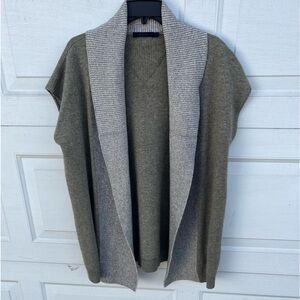 Women Raffi 100% cashmere open cardigan sweater size P/S